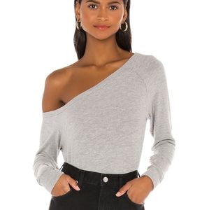 New Enza Costa Peached Jersey Sweater XS Revolve 2022